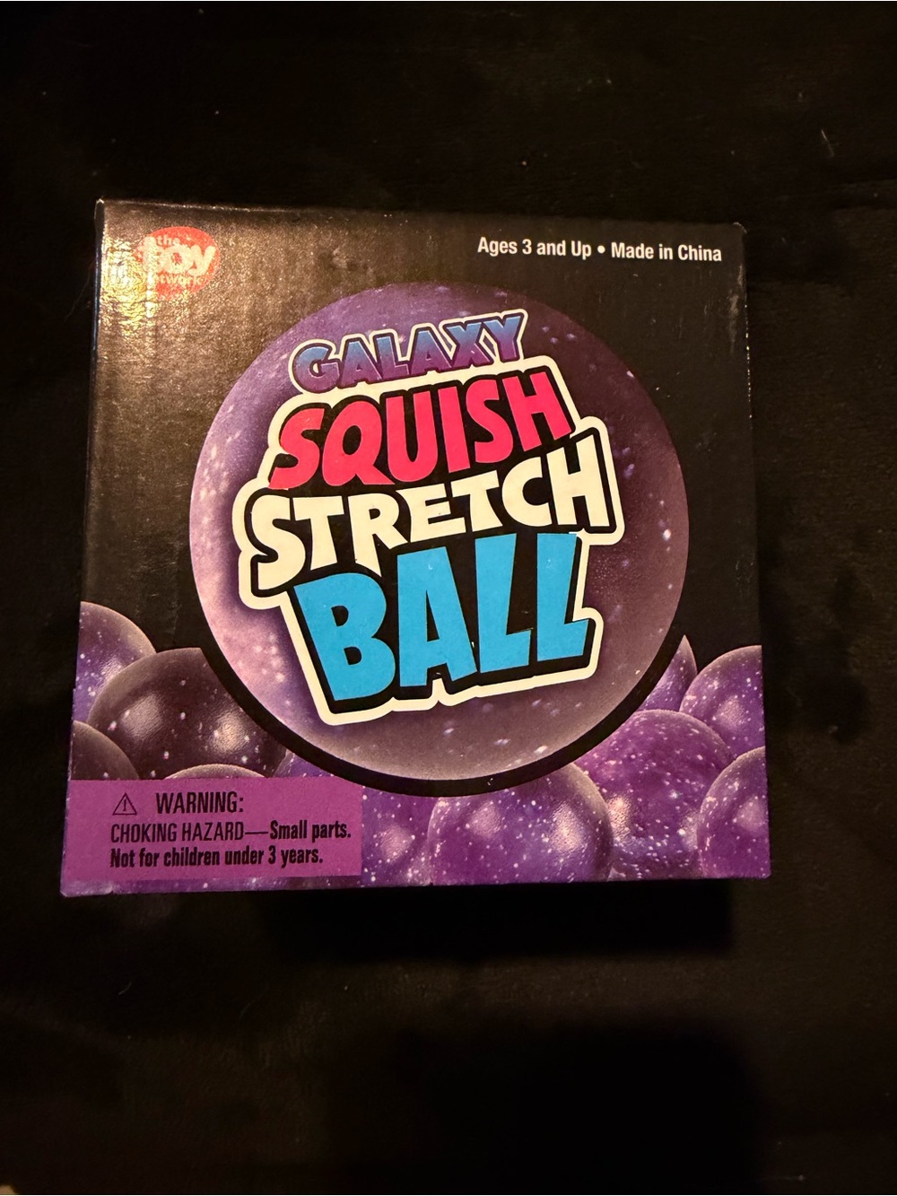 Galaxy Squish Stretch Ball - Purple